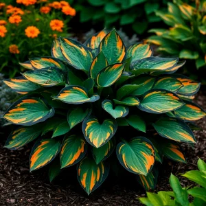 Хоста Бархатный Полог купить по цене от 560р. в интернет-магазине «Посадика» с доставкой почтой в в Дмитриеве и по всей России – [изображение №1].